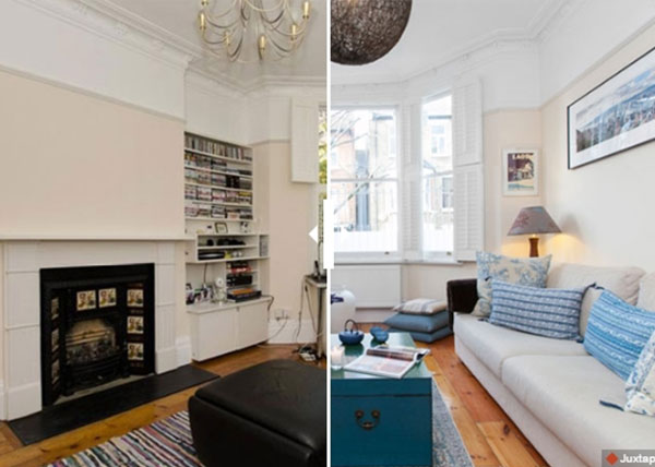 transform an office into a living room