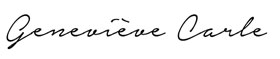 signature de genevieve carle, the feng shui lab